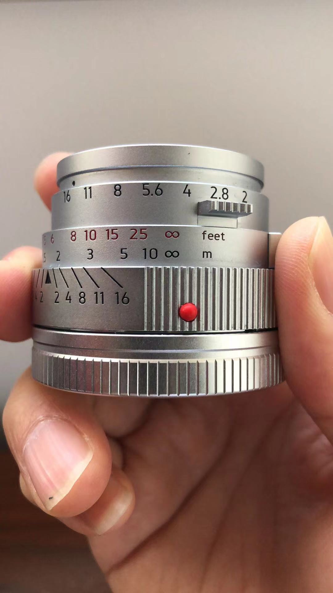 Light Lens Lab Elcan 50mm f2 Silver Chrome
