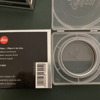 Leica E46 UV filter (Silver Chrome)
